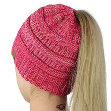 Knitted Ponytail Hat