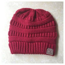Knitted Ponytail Hat