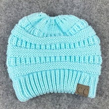 Knitted Ponytail Hat