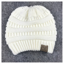 Knitted Ponytail Hat