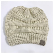 Knitted Ponytail Hat
