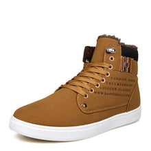 2017 Warm Winter Men Boots Fashion Men Ankle Boots with Thick Fur Snow Shoes Casual British Style Male Boots High Top Mens Shoes