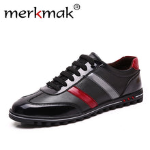 Merkmak Big Size 37-46 Men Shoes Casual Fashion Men's Genuine Leather Moccasins Male Luxury Brand Designer Italian Mens Shoes