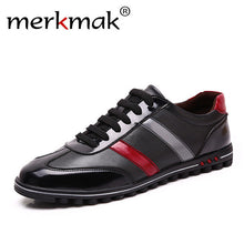 Merkmak Big Size 37-46 Men Shoes Casual Fashion Men's Genuine Leather Moccasins Male Luxury Brand Designer Italian Mens Shoes