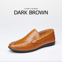 Merkmak Brand New Genuine Leather Men Loafers Flat Shoes Luxury Moccasins Comfort Driving Shoes Fashion Casual Shoes Dropship
