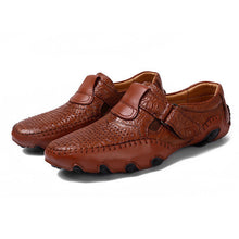 Merkmak Men Shoes Genuine Leather 2017 Driving Moccasins Mens Casual Shoes Boat Loafers Breathable Flats Handmade Lazy Shoes