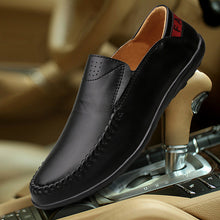 Merkmak Men's Shoes Fashion Genuine Leather Big Size 36-47 Casual Loafer Driving Men Flat Footwear Shoes Zapato Hombre Wholesale