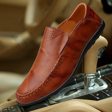 Merkmak Men's Shoes Fashion Genuine Leather Big Size 36-47 Casual Loafer Driving Men Flat Footwear Shoes Zapato Hombre Wholesale