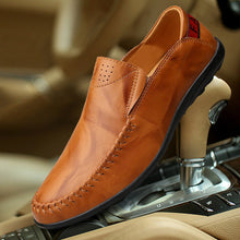 Merkmak Men's Shoes Fashion Genuine Leather Big Size 36-47 Casual Loafer Driving Men Flat Footwear Shoes Zapato Hombre Wholesale