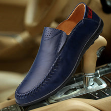 Merkmak Men's Shoes Fashion Genuine Leather Big Size 36-47 Casual Loafer Driving Men Flat Footwear Shoes Zapato Hombre Wholesale