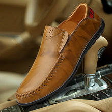 Merkmak Men's Shoes Fashion Genuine Leather Big Size 36-47 Casual Loafer Driving Men Flat Footwear Shoes Zapato Hombre Wholesale