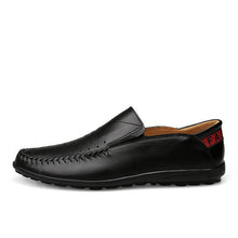 Merkmak Plus Size 46 47 Genuine Leather Men Loafers Comfortable Summer Casual Shoes Men Driving Shoes Trample Heel Mocassins