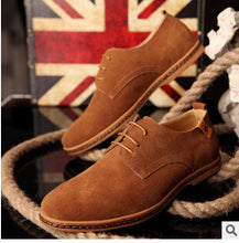 New 2017 men shoes spring autumn fashion suede shoes casual men Leather Shoes Men's flats low men footwear oxford flat shoes