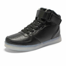 2017 Super Hot Men Fashion Luminous LED Shoes High Quality Lights Up USB Charging Colorful Shoes Lovers Casual Flash Flats