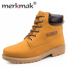 2017 Winter Autumn Men Martin Boots Outdoor Waterproof Suede Leather Boots Brand Mens High Quality Snow Shoes Large Size 36-46