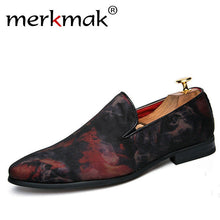 Merkmak New Men Casual Shoes Man Spring Autumn Loafers England Fashion Zapatos  Breathable Slip on Flats Footwear Drop shipping