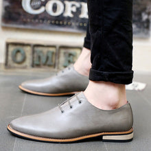 New 2017 Men Shoes Leather Top Brand Men's Oxfords Dress Shoes Spring Autumn Loafers Fashion Mens Flats Casual Male Man Shoes