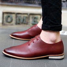 New 2017 Men Shoes Leather Top Brand Men's Oxfords Dress Shoes Spring Autumn Loafers Fashion Mens Flats Casual Male Man Shoes