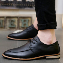 New 2017 Men Shoes Leather Top Brand Men's Oxfords Dress Shoes Spring Autumn Loafers Fashion Mens Flats Casual Male Man Shoes