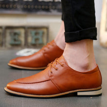 New 2017 Men Shoes Leather Top Brand Men's Oxfords Dress Shoes Spring Autumn Loafers Fashion Mens Flats Casual Male Man Shoes