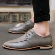 New 2017 Men Shoes Leather Top Brand Men's Oxfords Dress Shoes Spring Autumn Loafers Fashion Mens Flats Casual Male Man Shoes
