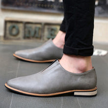 New 2017 Men Shoes Leather Top Brand Men's Oxfords Dress Shoes Spring Autumn Loafers Fashion Mens Flats Casual Male Man Shoes
