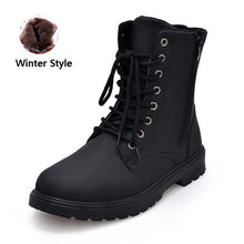Merkmak British Style Men Boots 2016 Autumn Fur Warm Winter Man Martin Boots Ankle Wedge Fashion Casual High Top Zapatos Hombres