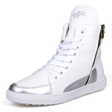 Merkmak 2016 High Top Men Boots New British Style PU Leather Autumn Winter Fashion Ankle Boots For Men Breathable Zapatos Hombre