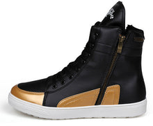 Merkmak 2016 High Top Men Boots New British Style PU Leather Autumn Winter Fashion Ankle Boots For Men Breathable Zapatos Hombre