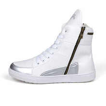 Merkmak 2016 High Top Men Boots New British Style PU Leather Autumn Winter Fashion Ankle Boots For Men Breathable Zapatos Hombre