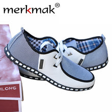 New British Style Men's Flats Fashion Striped Breathable Lace-Up Casual Zapato Flat Shoes Casual Men Shoes Free Shipping LS001