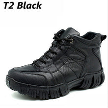 Merkmak Genuine Leather Men Boots 2016 Autumn Winter Fashion Ankle Climbing Army Boots Outdoor Waterproof Boots Zapatos Hombres