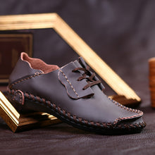 Merkmak Genuine Leather Men's Boat Shoes Summer Casual Outdoor Men Flats 2017 Handmade Breathable Loafer Big Size 38-47 Footwear