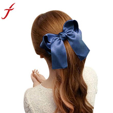 JECKSION Women Girls Cute Large Big Satin Hair Hair Clip Boutique Ribbon Bow #LSN