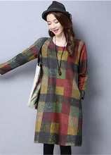 NYFS 2018 Autumn Winter Women dress Elegant Thick warm Long sleeve Cotton Loose Dress Vestidos Robe Elbise