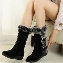 Women's Boots Winter Boots Warm Mid Calf Boots Warm Winter Shoes